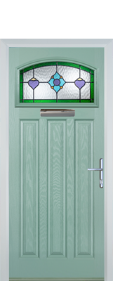 3 Panel 1 Square Composite Door